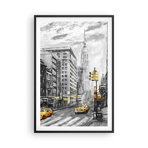 Poster in black frame - New York Tale - 61x91 cm