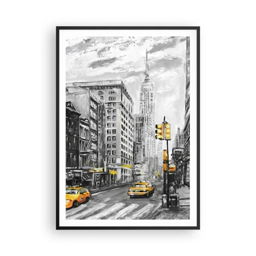 Poster in black frame - New York Tale - 70x100 cm