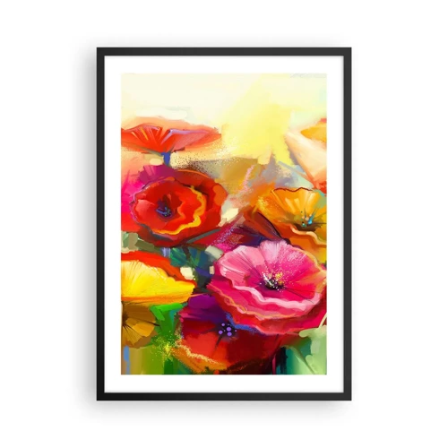 Poster in black frame - Not Only Red - 50x70 cm