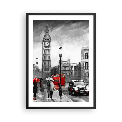 Poster in black frame - Not Such a Grey City - 50x70 cm
