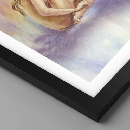 Poster in black frame - Nude of Youth - 100x70 cm