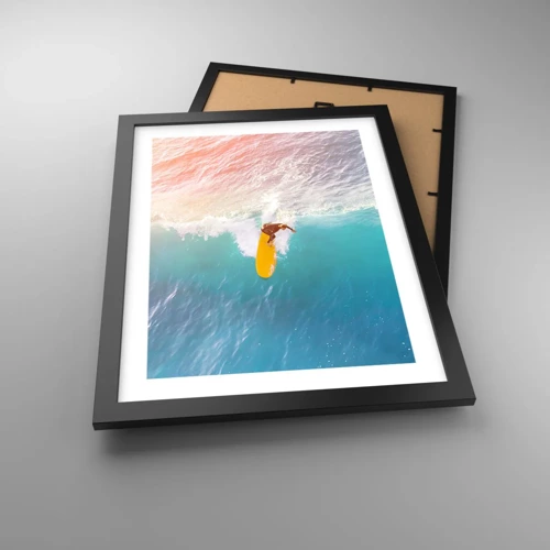 Poster in black frame - Ocean Rider - 30x40 cm