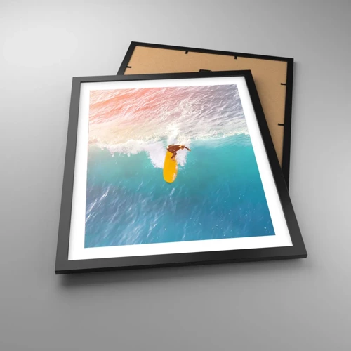 Poster in black frame - Ocean Rider - 40x50 cm