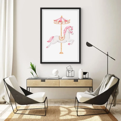Poster in black frame - Off the Hoofs - 30x40 cm
