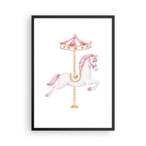 Poster in black frame - Off the Hoofs - 50x70 cm
