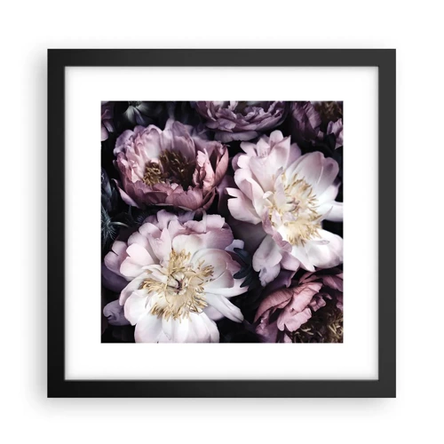Poster in black frame - Old Style Bouquet - 30x30 cm