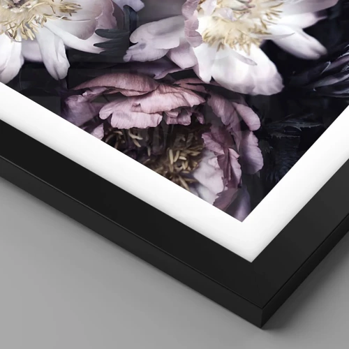 Poster in black frame - Old Style Bouquet - 30x40 cm