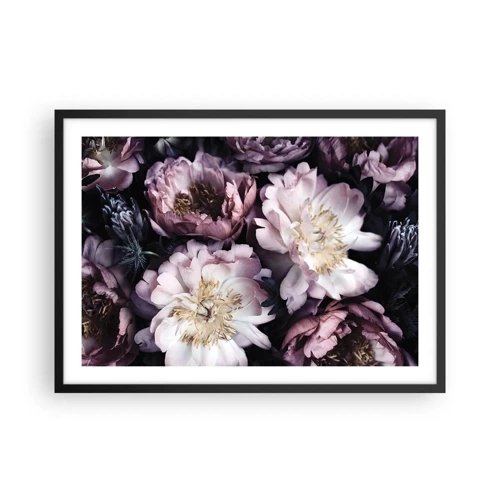 Poster in black frame - Old Style Bouquet - 70x50 cm