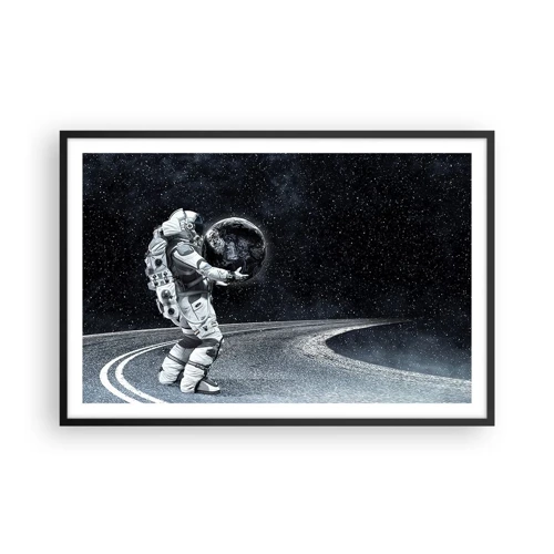 Poster in black frame - On the Milky Way - 91x61 cm
