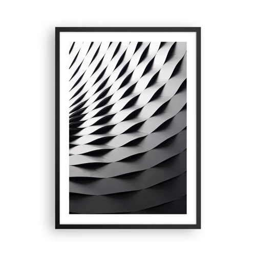 Poster in black frame - On the Surface of the Wave - 50x70 cm