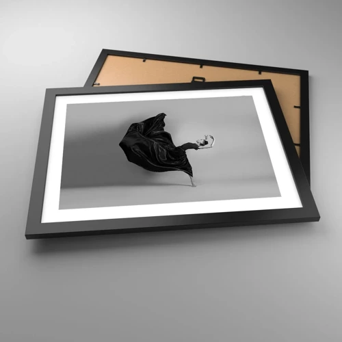 Poster in black frame - On the Wings of Music - 40x30 cm