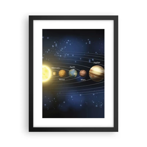 Poster in black frame - One in Ten - 30x40 cm