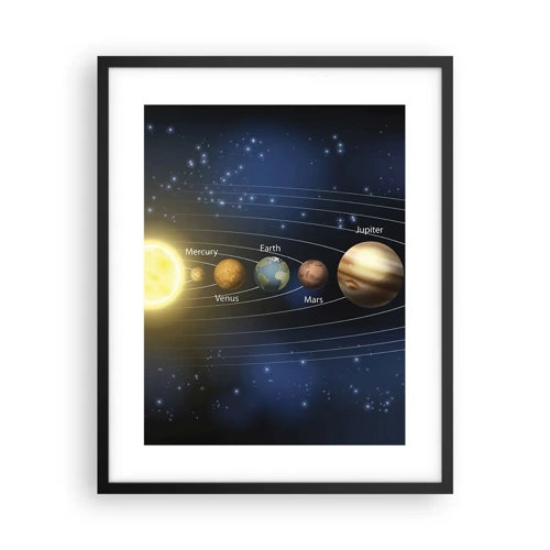 Poster in black frame - One in Ten - 40x50 cm