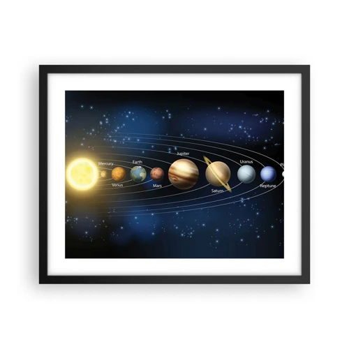 Poster in black frame - One in Ten - 50x40 cm