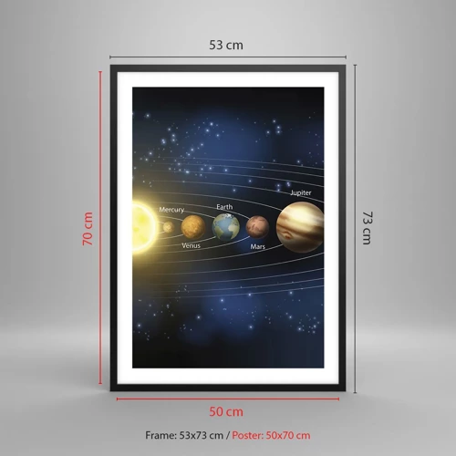 Poster in black frame - One in Ten - 50x70 cm