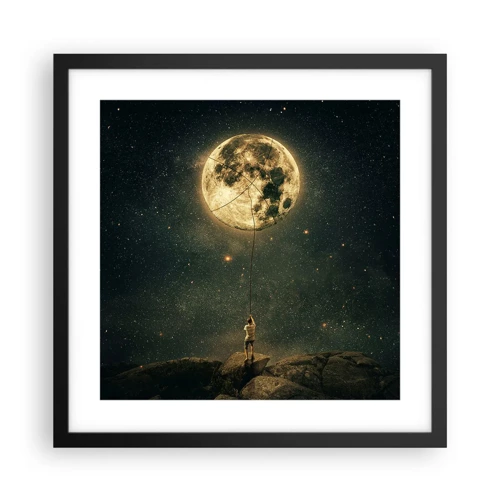 Poster in black frame - One that Stole the Moon - 40x40 cm