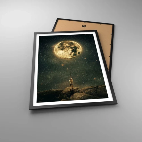 Poster in black frame - One that Stole the Moon - 50x70 cm