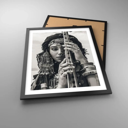 Poster in black frame - Only Music of the Orient - 40x50 cm