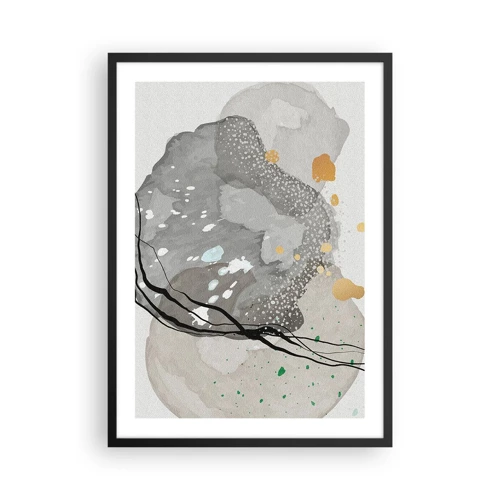 Poster in black frame - Organic Composition  - 50x70 cm