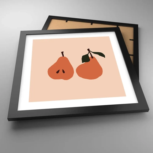 Poster in black frame - Overly Sweet - 30x30 cm