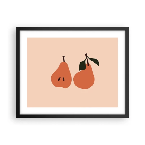 Poster in black frame - Overly Sweet - 50x40 cm