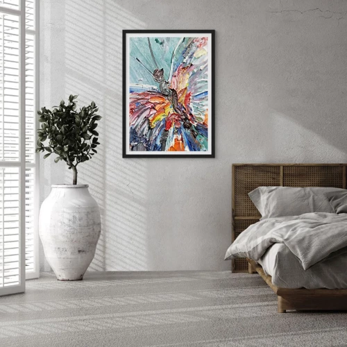 Poster in black frame - Painted by Nature - 50x70 cm