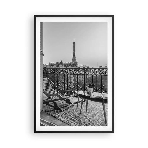 Poster in black frame - Parisian Afternoon - 61x91 cm