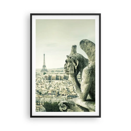 Poster in black frame - Parisian Talks - 61x91 cm