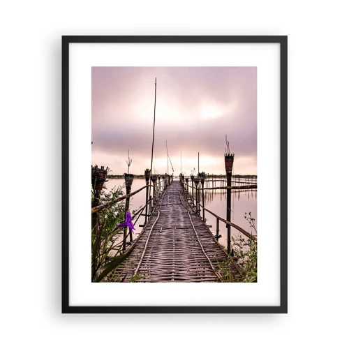 Poster in black frame - Peace and Quiet of Asia - 40x50 cm