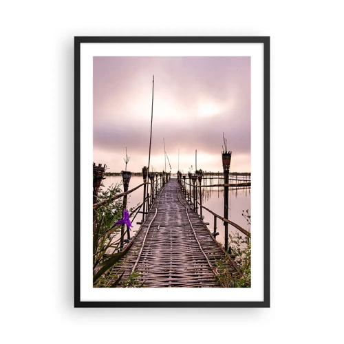 Poster in black frame - Peace and Quiet of Asia - 50x70 cm