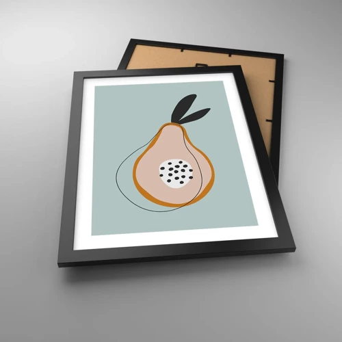 Poster in black frame - Penetrating the Nature of Things - 30x40 cm