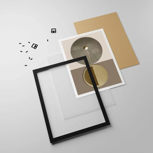 Poster in black frame - Perfect Balance - 50x70 cm