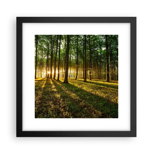 Poster in black frame - Photography of All Springs - 30x30 cm