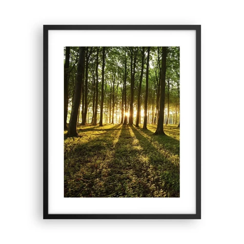 Poster in black frame - Photography of All Springs - 40x50 cm