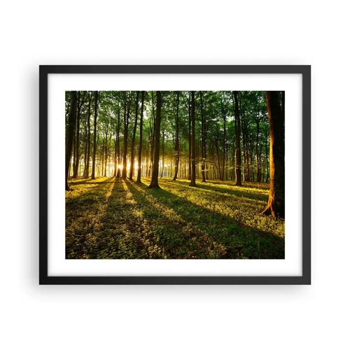 Poster in black frame - Photography of All Springs - 50x40 cm