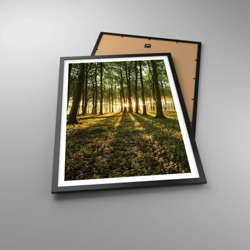 Poster in black frame - Photography of All Springs - 50x70 cm