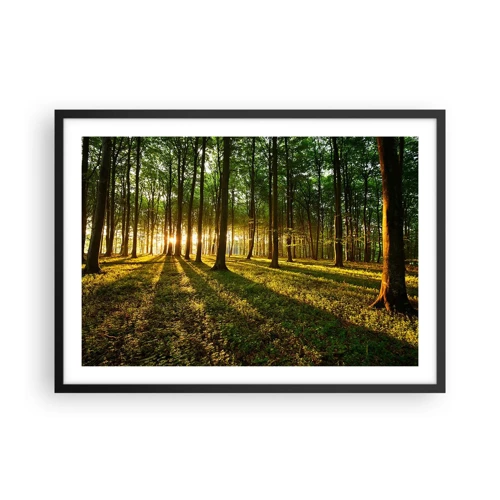 Poster in black frame - Photography of All Springs - 70x50 cm