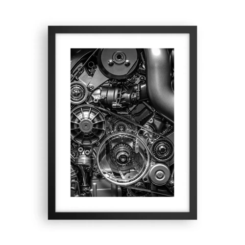 Poster in black frame - Poetry of Mechanics - 30x40 cm