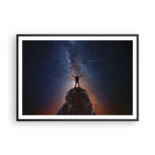 Poster in black frame - Power Is with Me! - 100x70 cm