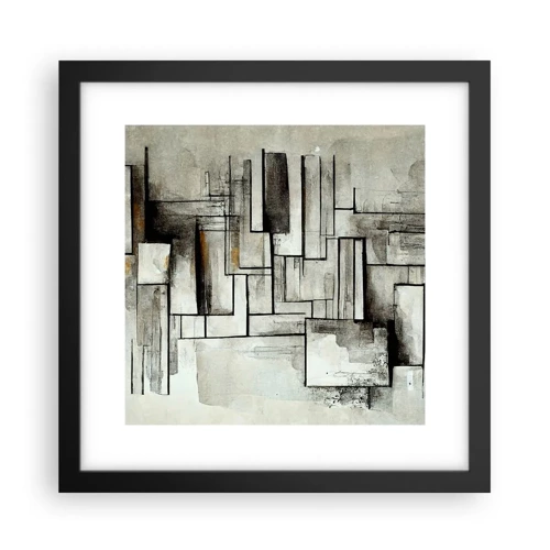 Poster in black frame - Power of Simplicity - 30x30 cm