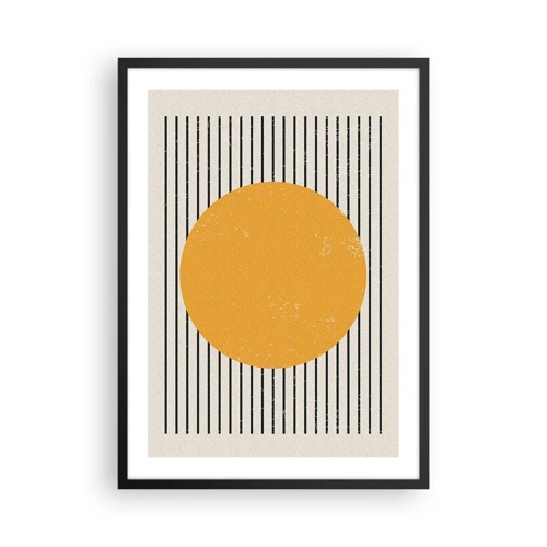 Poster in black frame - Power of Simplicity - 50x70 cm