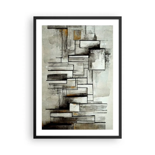 Poster in black frame - Power of Simplicity - 50x70 cm