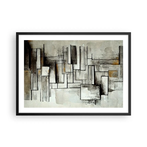 Poster in black frame - Power of Simplicity - 70x50 cm