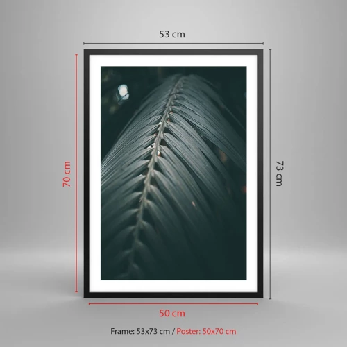 Poster in black frame - Precision of Nature - 50x70 cm