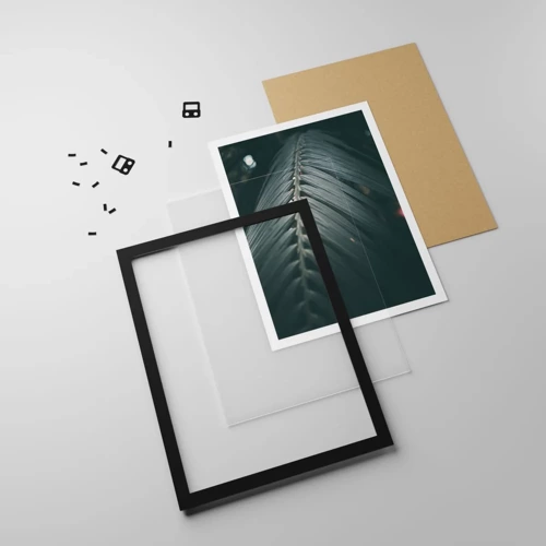 Poster in black frame - Precision of Nature - 50x70 cm