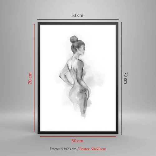 Poster in black frame - Pretty As a Picture - 50x70 cm