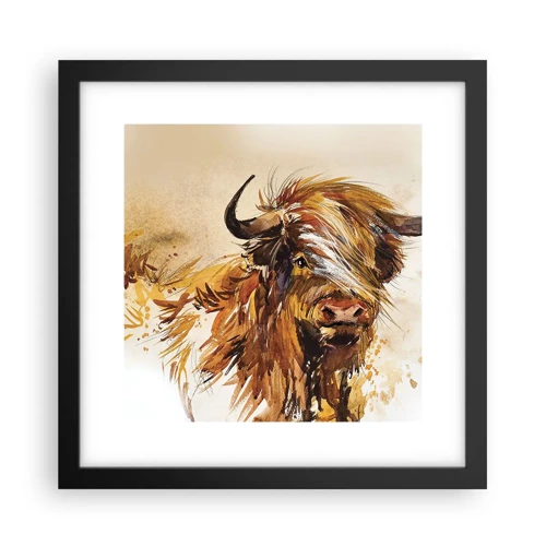 Poster in black frame - Pride of a Hunter - 30x30 cm