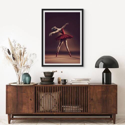 Poster in black frame - Prima Ballerina - 70x100 cm