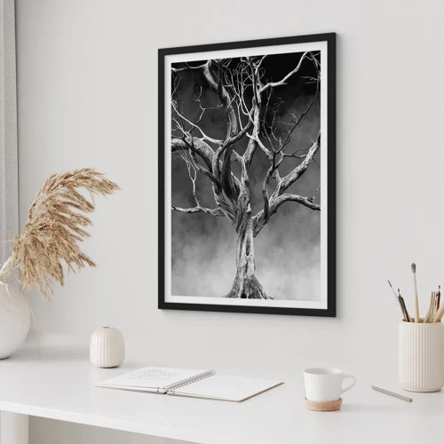 Poster in black frame - Primordial and Sacred - 50x70 cm