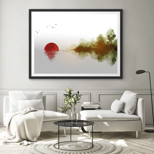 Poster in black frame - Promise of Peace - 70x50 cm